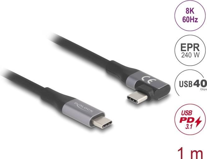 Produktbild Delock USB C – USB C (1 m, USB 4.0)