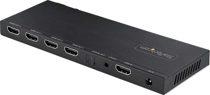 Actual product image StarTech .com 4 Port HDMI Splitter, 4K 60Hz HDMI 2.0 Video, 2.50cm (1") 4 Out HDMI Splitter, 4K HDMI Splitter