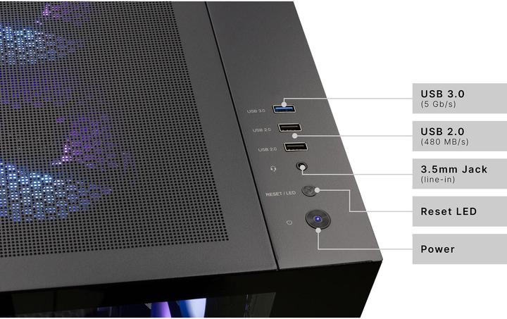 Produktbild Captiva Highend Gaming R89-652 Ryzen 7 RTX 5070 Ti (AMD Ryzen 7 7800X3D, 32 GB, 1000 GB, GeForce RTX 5070 Ti)