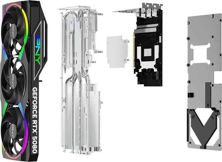 Produktbild PNY GeForce RTX 5080 ARGB Epic-X RGB Overclocked Triple Fan (16 GB)