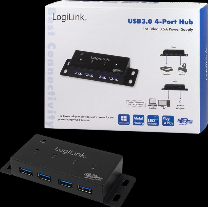 Image du produit LogiLink UA0149 (USB-A, 4 Ports)