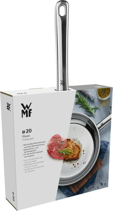 Immagine prodotto WMF Profi (20 cm, Padella per friggere, Acciaio inossidabile)
