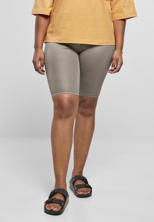 Actual product image Urban Classics Ladies Imitation Leather Cycle Shorts (M)