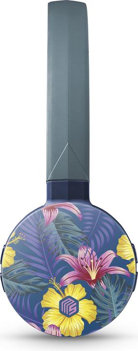 Produktbild Music Sound Music+Sound FANTASY Bluetooth-Kopfhörer türkis/tropisch on-ear Softtouch max.20h 1 (keine Geräuschunterdrückung, 16 h, Kabellos)