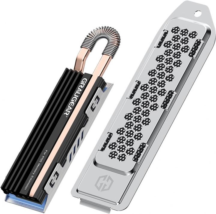 Produktbild Graugear Kühlkörper SSD M.2NVMe 2280 für PS5 Speichererweit.