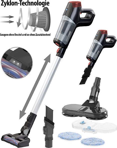 Produktbild Sichler 3in1-Zyklon-Hand- & Bodensauger mit Wisch-Aufsatz