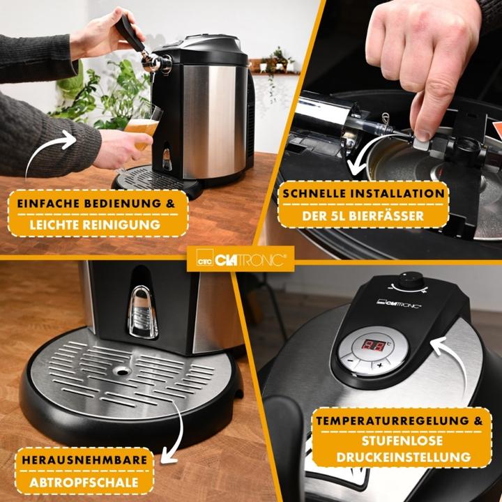 Immagine prodotto Clatronic BZ 3740 Distributore di birra