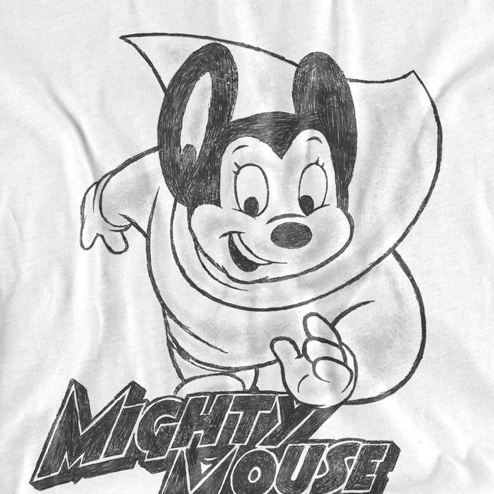 Actual product image Fruit of the Loom Mens Mighty Sketch T-Shirt (XL)