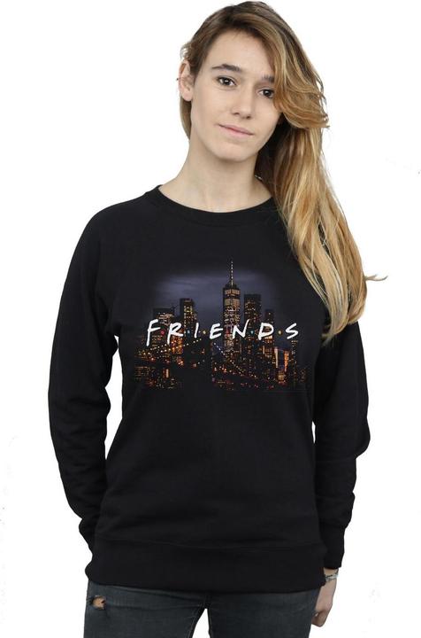 Actual product image Friends Womens/Ladies Logo Skyline Sweatshirt (S)