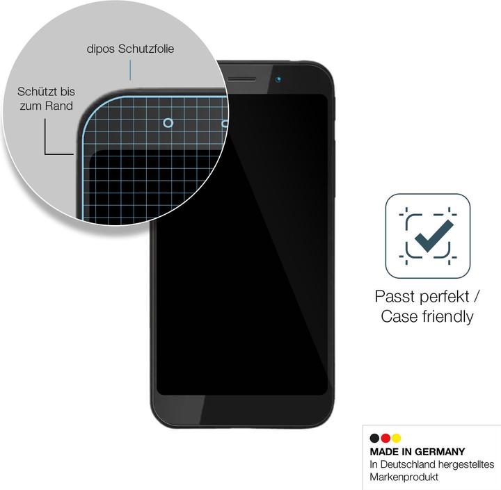Actual product image Dipos Anti-Shock Screen Protector Clear (1 Piece, Shift SHIFT5me)