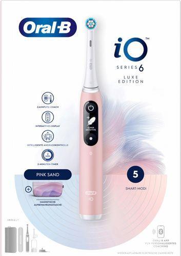 Image du produit Oral-B Elektrische Zahnbürste iO Series6 Pink Sand (Brosse à dents oscillo-rotative)