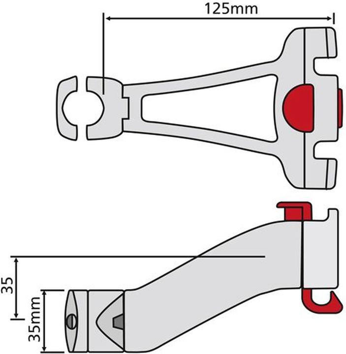Productafbeelding KlickFix Stuur adapter