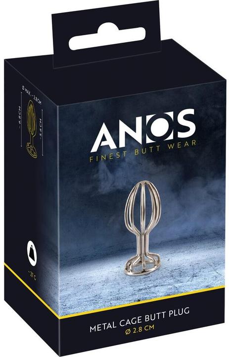 Produktbild Anos Metal Cage Butt Plug 2.8