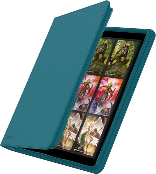 Actual product image Ultimate Guard UGD010471 - Zipfolio 480 – 24-Pocket XenoSkin (Quadrow), petrol
