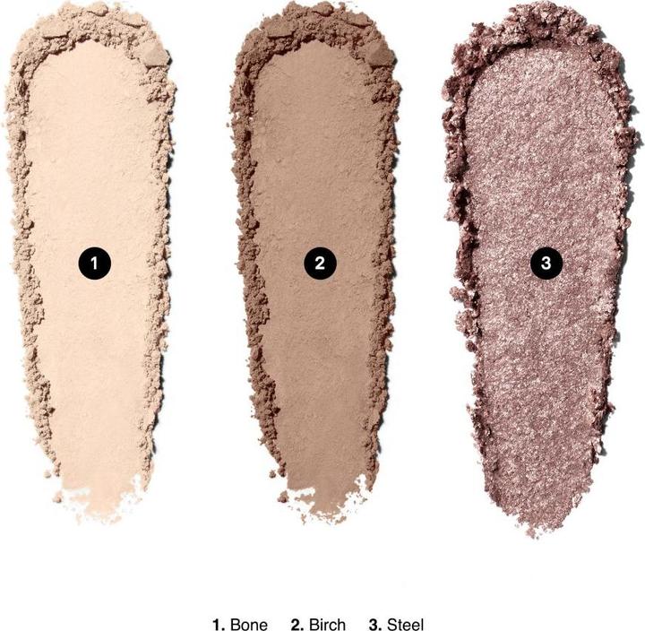 Actual product image Bobbi Brown Essential Eye Shadow Trio Everyday Greys (Everyday Greys)