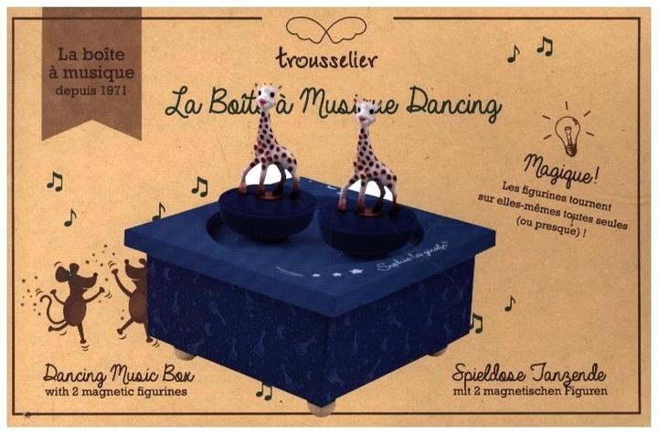 Actual product image Trousselier Music Box with Dancing Giraffes, Milky Way Magnetic