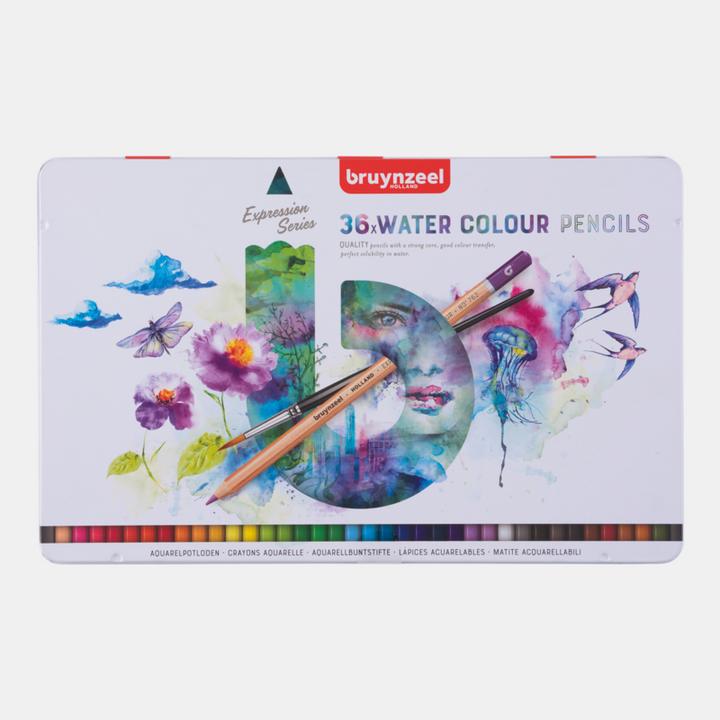 Productafbeelding Bruynzeel EXPRESSIE - Aquarelpotloden (Veelkleurig, 36 x)