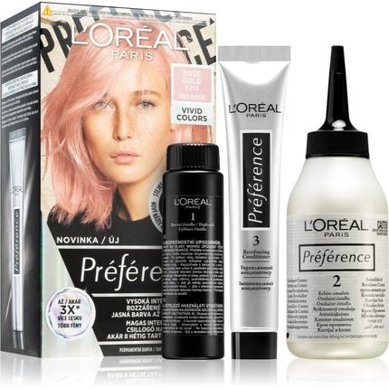 Actual product image L'Oréal Paris PrÃ©fÃ©rence Vivid Colors (9,213 Rose Gold)