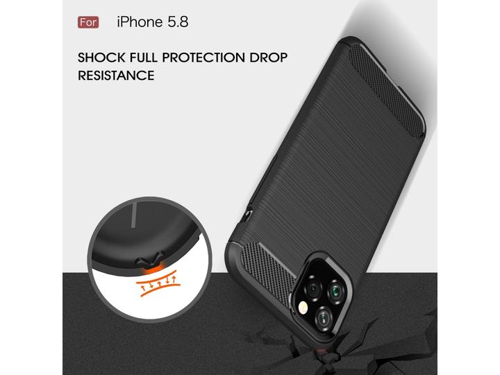 Immagine prodotto Screenguard Cassa in carbonio spazzolato (Apple iPhone 11 Pro)