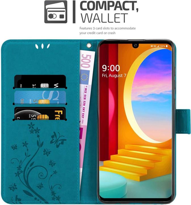 Image du produit Cadorabo Coque pour LG Velvet pour Fleur Book (LG Velvet)