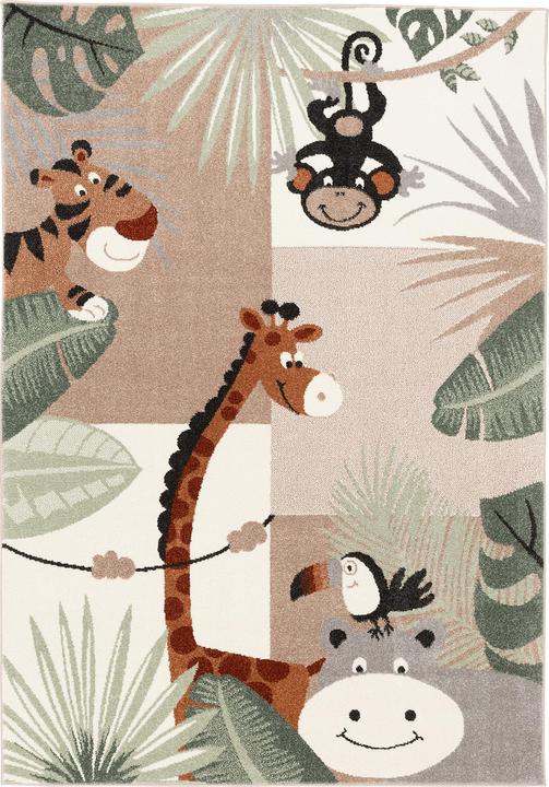 Actual product image Pergamon Softstar Kids animal world (140 x 200 cm)