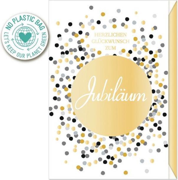 Immagine prodotto Artebene Biglietto di auguri per l'anniversario con coriandoli in rilievo di (1 pz.)