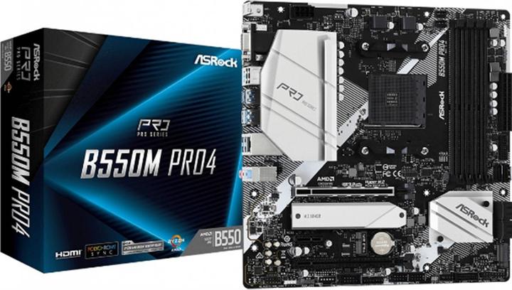 AsRock B550M Pro4 (AM4, AMD B550, mATX)