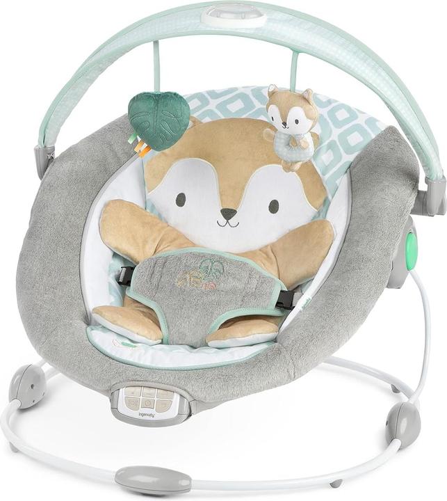 Ingenuity InLighten Babywippe Kitt Bunny mit beleuchteter Spielzeugstange
