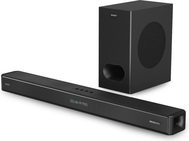Majority Sierra Plus Dolby Atmos 2.1.2 soundbar + subwoofer - 400W, 3 x HDMI, Bluetooth, Optical, U (400 W, 2.1 Channel)