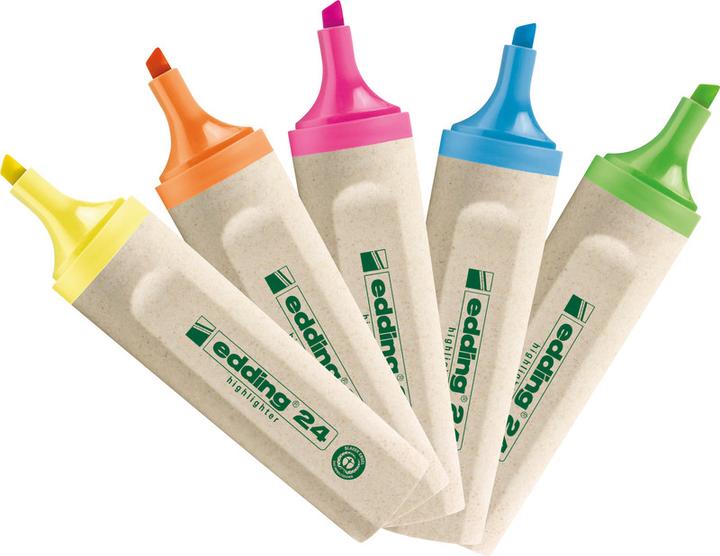 Actual product image Edding Highlighter EcoLine 24 (Green, 2 mm, 1 x)