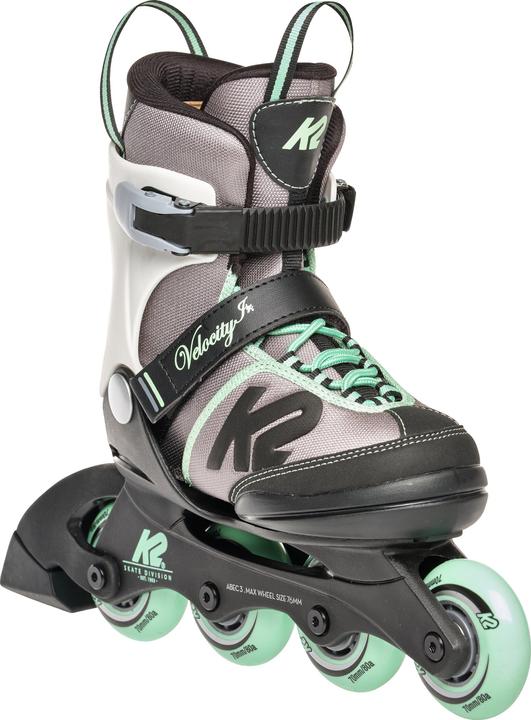 K2 Velocity Junior Girl Inliner (Grösse: 29.0-34.0, black/grey/green) (29)