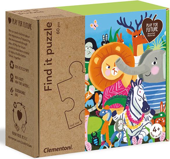 Produktbild Clementoni Eco Puzzle Frühling 60 Teile (60 Teile)
