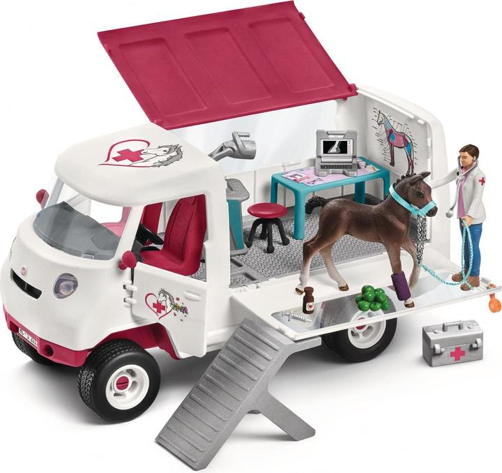 Immagine prodotto Schleich Veterinario mobile con puledro di Hannover