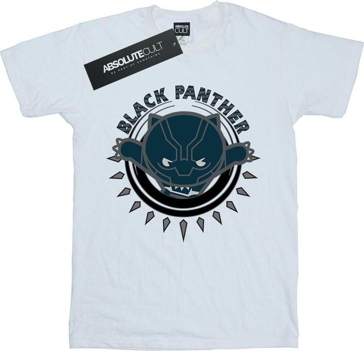 Actual product image Mens Kawaii Black Panther Pounce T-Shirt (XXL)