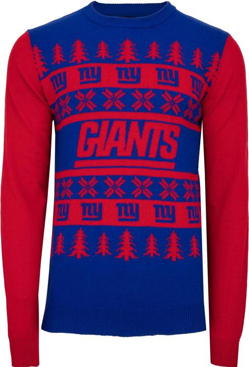 Produktbild Foco NFL Ugly Sweater XMAS Strick Pullover New York Giants - L (L)