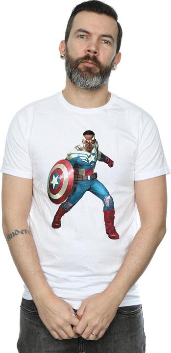 Image du produit - T-shirt FALCON IS CAPTAIN AMERICA - Homme (M)