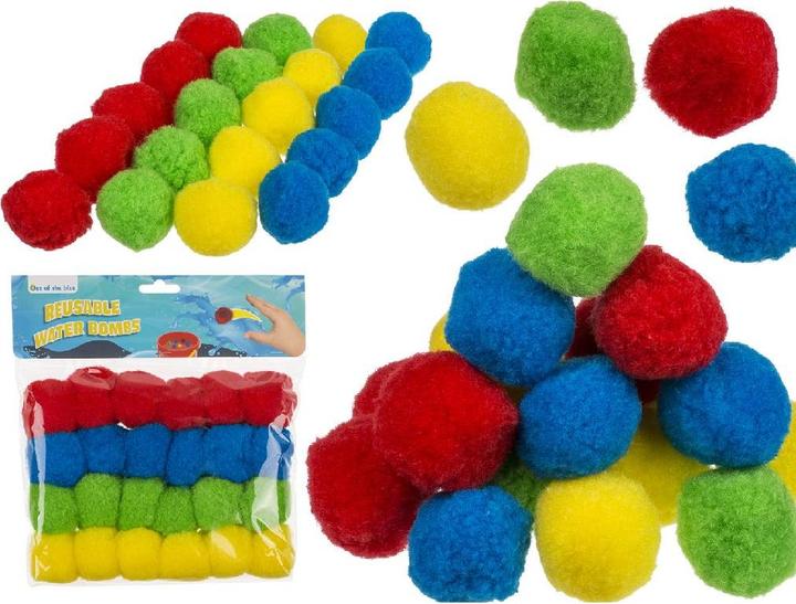 Actual product image Out of the blue Water Bombs Sponge 4 Colours