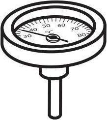 Actual product image WMF Spare part for steamer Vitalis Thermometer (Metal)