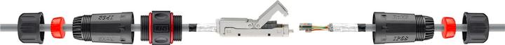 Produktbild Goobay Outdoor (IP68) Netzwerkkabel-Verbinder (Netzwerk Kupplung)