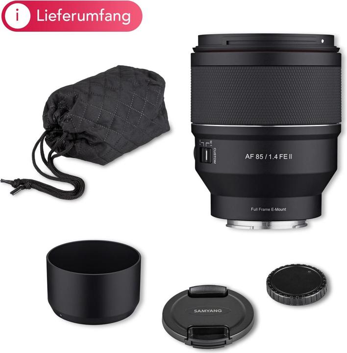 Image du produit Samyang AF 85mm f/1.4 FE II Sony E (Sony E, Plein format)