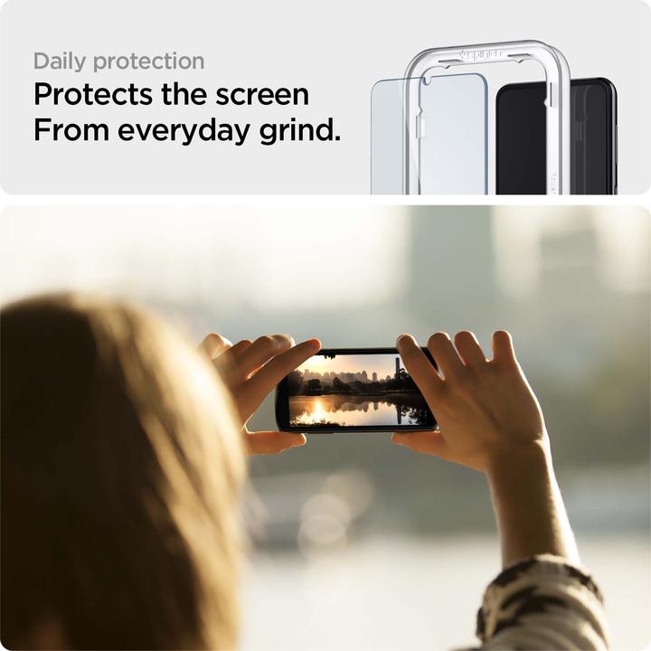 Actual product image Spigen TEMPERED GLASS ALM GLAS.TR 2 PACK GALAXY A13 4G (2 Piece, Samsung Galaxy A13)