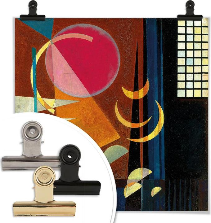 Image du produit Trenddeko Kandinsky - Aiguisé et calme (100 x 100 cm)