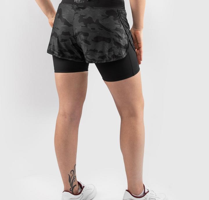 Produktbild Venum Defender Hybrid Compression Shorts - Black/Black (M)