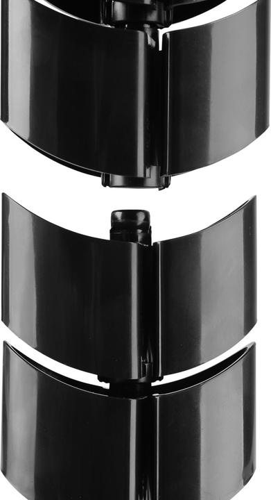 Produktbild equip Doppel-Kabelführung 73cm für Untertischmontage schwarz (Kabelkanal, 6.30 cm)