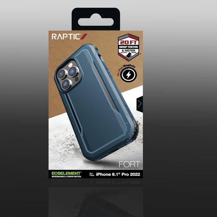 Immagine prodotto X-Doria Fort Case iPhone 14 Pro con cover MagSafe corazzata blu (Apple iPhone 14 Pro)