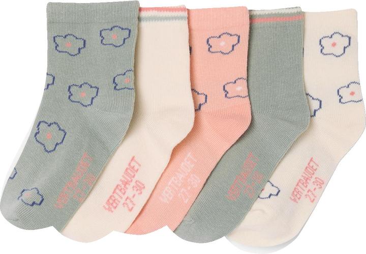 Produktbild Vertbaudet 5er-Pack Mädchen Socken Blumen (5er Pack, 31, 34)