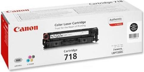Produktbild Canon TON 2662B017 718 Cartr. 2er-Pa (BK)