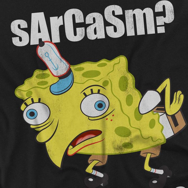 Produktbild Spongebob Squarepants Sarcasm Meme TShirt (XL)