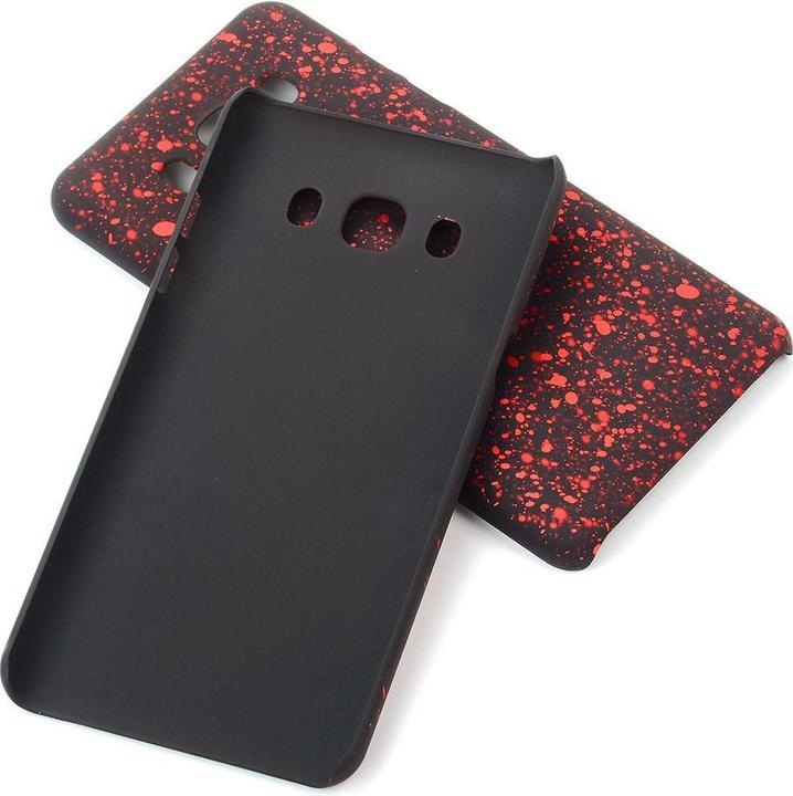 Produktbild König Design Handy Hülle Schutz Case Bumper Etuis für Samsung Galaxy J5 2016 3D Sterne Rot (Samsung Galaxy J5 (2016))