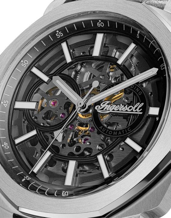Actual product image Ingersoll 1892 Ingersoll I16401 Herrenuhr Ingersoll Outrider Automatik 44mm 5ATM (Skeleton watch, 44 mm)